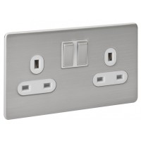 Screwless Magnetic Stainless Steel Socket Outlet
