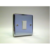 1g Intermediate Plate Polished Chrome with White Insert